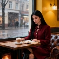 Прелестна метална катарама за дреха и шал с бели кристали, златиста основа, размер 4 см, овална форма - S-C1075